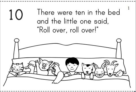 Songs: There were ten in the bed is considered a British playground song.  Cited in: Top 10 Kids Playlist - Bedtime    Connections: gross motor, counting, rhyming,  repetition. Ten In The Bed, English Curriculum, Pre Writing Activities, Vocabulary Lessons, Library Programs, Teddy Bear Picnic, Grammar And Vocabulary, Program Ideas, Toddler Learning Activities