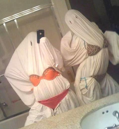 Ghost For Halloween, Ghost, Orange, Halloween