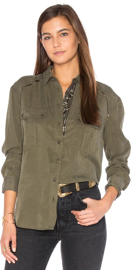 Free People Off Campus Button Down Top Dark Green Jeans, Off Campus, Flirty Tops, Jeans Shirt, Green Jeans, Green Button, Button Up Blouse, Junior Outfits, Plaid Flannel Shirt