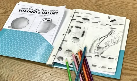 3 Inexpensive Ways to Make Your Own Sketchbooks Art Rubric, Sketchbook Prompts, Art Education Projects, Elementary Art Rooms, Handmade Sketchbook, High School Art Lessons, Art Room Ideas, Middle School Art Projects, Art Worksheets