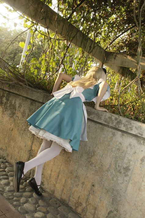 Alice Cosplay, Alice Costume, Wonderland Aesthetic, Alice In Wonderland Aesthetic, Go Ask Alice, Alice In Wonderland Costume, Wonderland Costumes, Alice Liddell, Curiouser And Curiouser