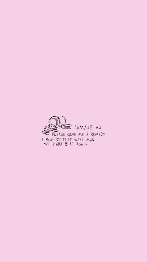 Jamais Vu - BTS Wallpaper / Credits to twitter/lockszcreenbts © #BTS #JamaisVu Bts Tattoos, Bts Lyrics, Jamais Vu, Bts Lyrics Quotes, Bts Song Lyrics, Bts Backgrounds, Bts Wallpaper Lyrics, Shared Folder, Bts Lyric