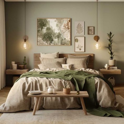 Small Bedroom Ideas For Couples, Minimalist Bedroom Decor, Earthy Bedroom, Wall Panels Bedroom, Bedroom Trends, Bedroom Renovation, Bedroom Decor Ideas, Bedroom Layouts, Small Room Bedroom