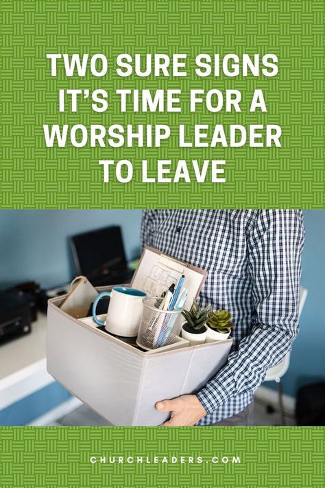 Worship leaders know that shock and stress alone are no reasons to leave a ministry. Over the years, I’ve found two major indicators of when it's time for a worship leader to leave. #worshipleaders #worship #churchstaff Music Ministry, Youth Pastor, Change Is Coming, Worship Leader, Time To Move On, April Fools Day, Let God, April Fools, American Idol