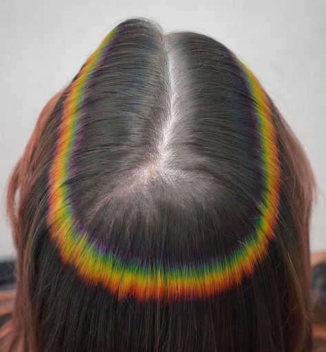 Dyed Hair Inspiration, Halo Hair, Alternative Hair, Colored Hair, Hair Reference, Hair Inspo Color, Rainbow Hair, Hair Pictures, Dream Hair