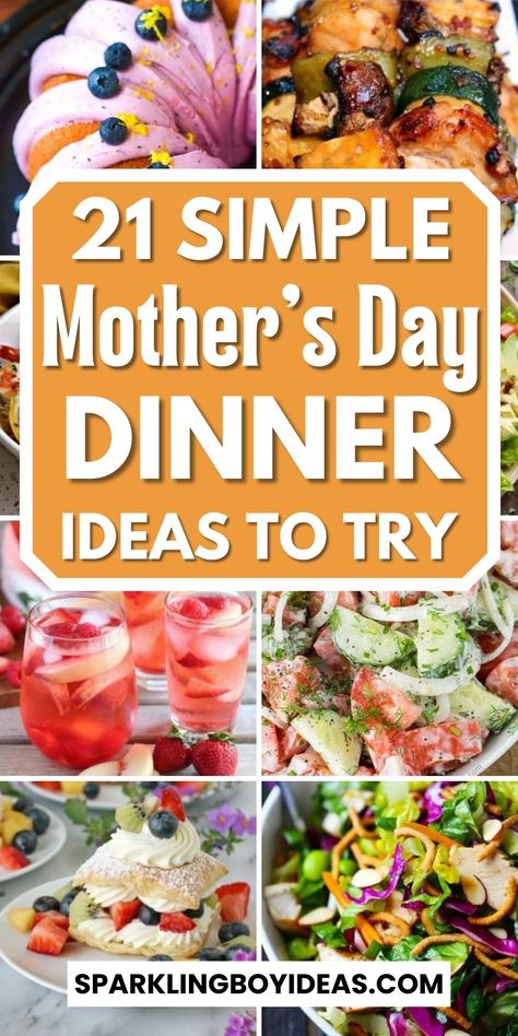 21 Best Mothers Day Dinner Ideas 25 Mothers Day Dinner Ideas, Dinner Ideas For Families, Easy Lamb Recipes, Mothers Day Meals, Dinner Ideas For Family, Mothers Day Desserts, Mothers Day Dinner, Mothers Day Cupcakes, Iowa Girl Eats