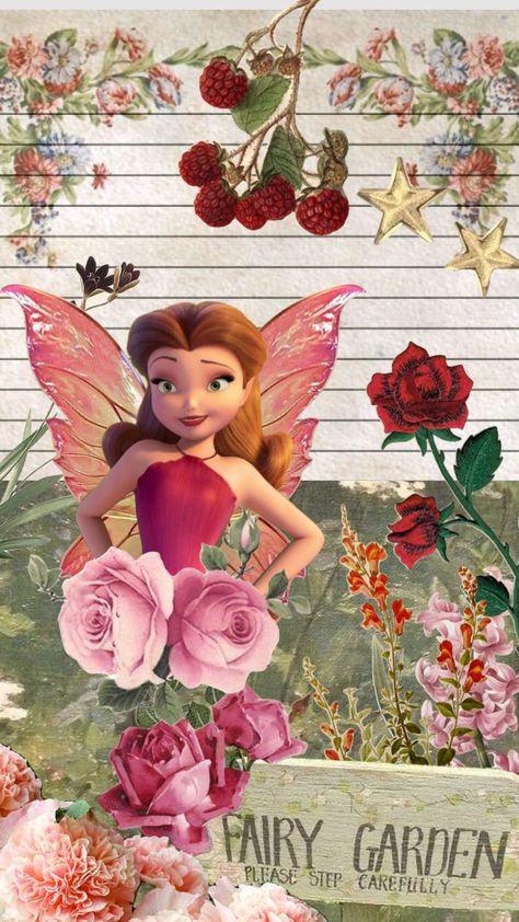 Rosetta Fairy Aesthetic, Rosetta Wallpaper, Rosetta Fairy, Tinkerbell Wallpaper, Tinkerbell Movies, Wallpaper Happy, Tinkerbell And Friends, Disney Princess Artwork, Fairy Wallpaper