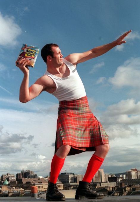 Scottish Porridge Oats | not really here but this needed to be shared IMMEDIATELY!!! I ... Attractive Male Actors, Scotland Men, Breakfast Oats, Rory Mccann, International Men's Day, Scottish Actors, Scottish Kilts, Men's Day, Men In Kilts