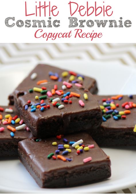 Cosmic Brownies Recipe, Homemade Cosmic Brownies, Cosmic Brownies, Little Debbie, Copykat Recipes, Copycat Restaurant Recipes, Bar Cookies, Brownies Recipe, 9x13 Baking Dish