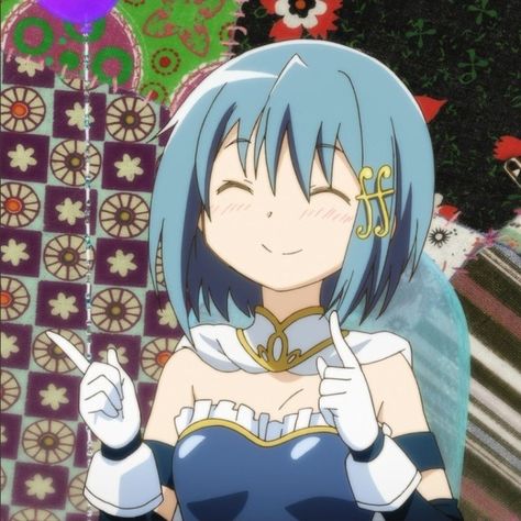 Madoka Magica, Blue Hair, Hair, Anime, Blue