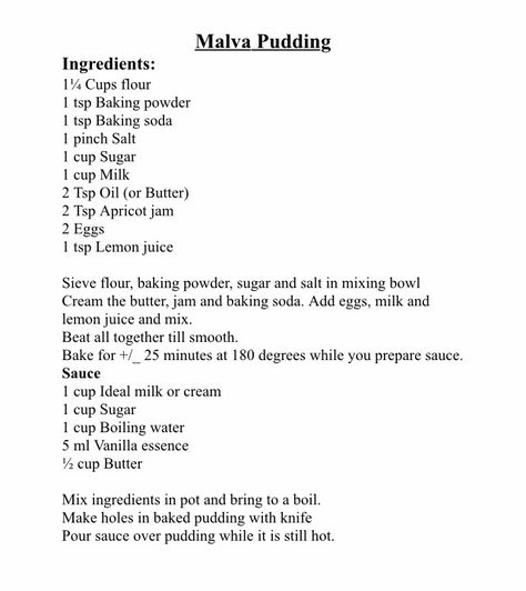 Neil Malva Pudding Easy Malva Pudding Recipe, Malva Pudding Recipe, Homemade Doughnut Recipe, Pudding Recipes Homemade, Pudding Desserts Recipes, Malva Pudding, Homemade Doughnuts, Cookie Recipes Homemade, African Recipes