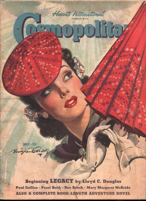 Rain Rain Go Away! #vintagevibes #vintagestyle #vintagead #vintage #retro Bradshaw Crandell, Old Posters, Art Advertising, Classic Illustration, Rosalind Russell, Old Magazine, Pinup Art, Adventure Novels, Cosmopolitan Magazine