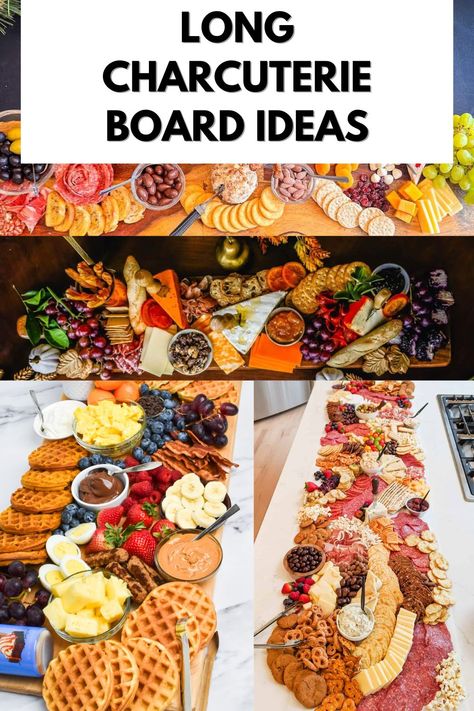 Elevate your next gathering with a showstopping long charcuterie board! Discover creative ideas for arranging meats, cheeses, fruits, dips, and more on a large charcuterie board. Find inspiration for both classic and unique flavor profiles, perfect for any occasion. Learn how to visually arrange your spread for maximum impact. Extra long charcuterie boards are perfect for parties, holidays, or simply enjoying a gourmet spread at home! Long Charcuterie Board, Chocolate And Raspberry Tart, Kid Friendly Meals Easy, Cranberry Compote, Charcuterie Board Ideas, Charcuterie Spread, Raspberry Tarts, Charcuterie Inspiration, Charcuterie Platter