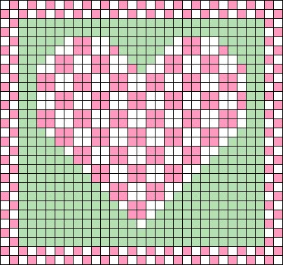 Coquette Alpha Pattern, Hearts Pixel Art, Pixel Grid Crochet, Grid Crochet, Perler Bead Mario, Pixel Quilting, Crochet Grid, Pixel Grid, Heart Quilt Pattern