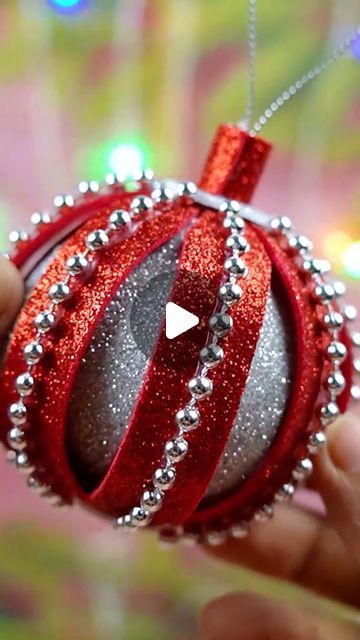 MD Rezaul Islam | DIY Handmade Christmas Ornaments🌲 Affordable Crafts For Xmas Tree Decorations❄️😍 #christmas #christmasdecor #xmas #reels #reelsvideo | Instagram Glitter Felt Crafts, Diy Foam Christmas Ornaments, Foam Ornaments Christmas, Crafts With Cds, Foam Ornaments, Foam Christmas Ornaments, Art Craft Ideas, Cork Christmas Trees, Diy Tree Decor