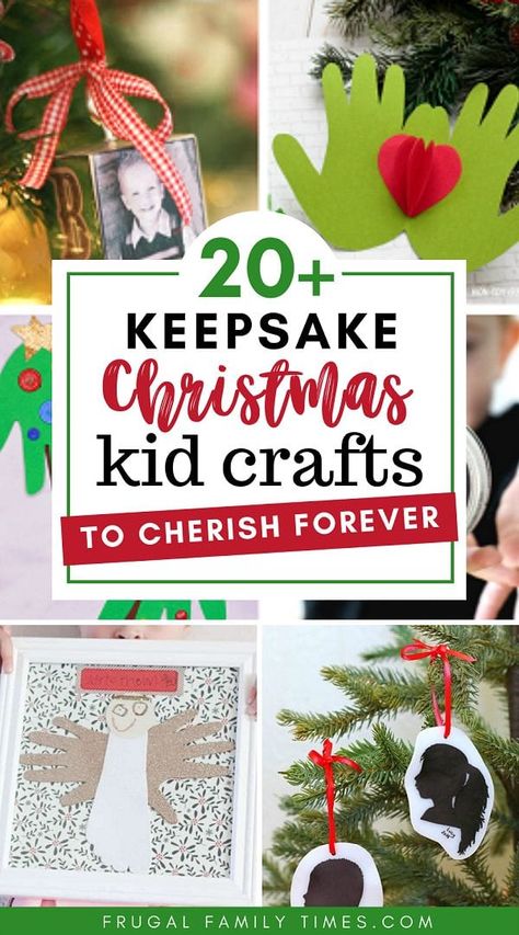 20+ Christmas Keepsake Crafts for Kids to Make (and Your Family will Cherish!) 4 Keepsake Christmas Crafts, Christmas Keepsake Crafts, Keepsake Crafts For Kids, Christmas Keepsake Crafts For Kids, Footprint Christmas Crafts, Christmas Footprint Crafts, Ceiling Door, Handprint Christmas Tree, Idea Craft