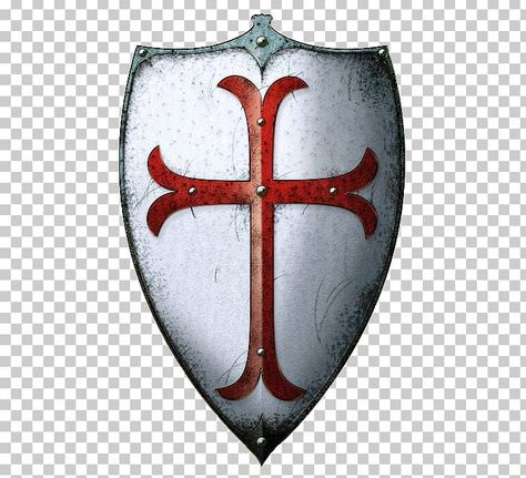 Viking Shield Design, Templar Knight Tattoo, Knights Templar Symbols, Templar Shield, Shield Designs, Medieval Shield, Shield Tattoo, Bible Tattoos, Knight Shield