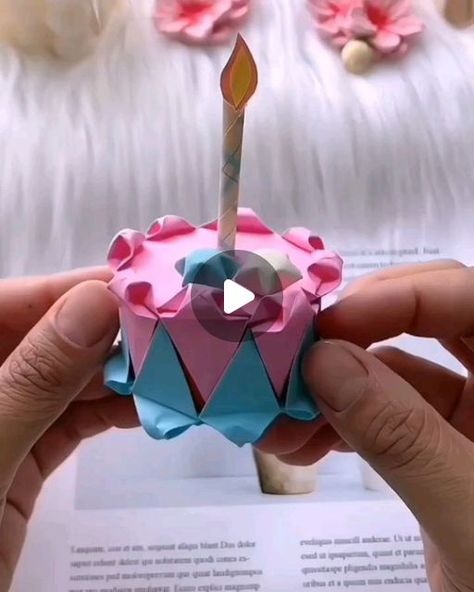 Cake Origami, Origami Cake, Instagram Cake, Paper Craft Ideas, March 21, Creative Kids, Creative Ideas, Paper Craft, Origami