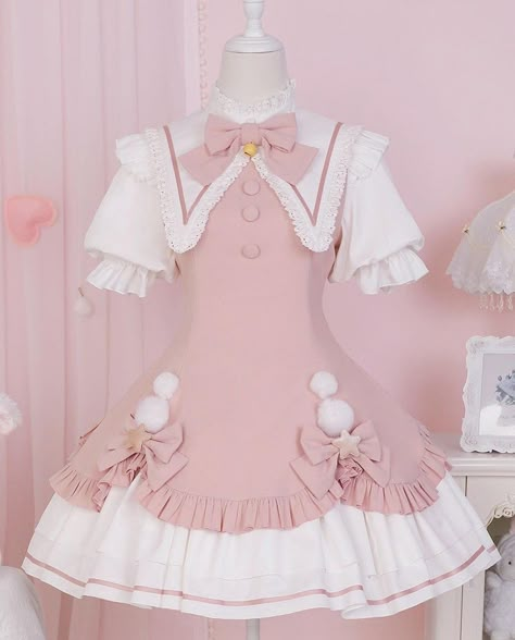 Pink Idol Outfits, Bunny Vtuber, Magical Girl Outfit Ideas, Pink Magical Girl, Sakura Theme, Pastel Clothes, Magical Girl Outfit, Magic Clothes, Kawaii Outfits