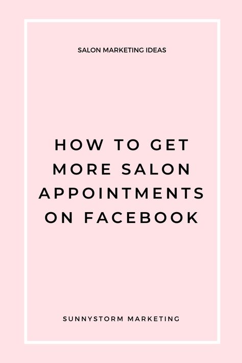 Although engagement is great - it shows that people love what you’re posting, that they are getting more familiar with your business, and that your social media posts are being appreciated - most business owners actually want something else. They want appointments. When I surveyed 80 beauty business owners this was the number 1 thing they said they wanted from their Facebook marketing efforts. Hair Salon Social Media Ideas, Salon Posts Social Media Ideas, Hair Stylist Marketing Ideas, Hair Extension Advertising Ideas, Beauty Salon Content Ideas, Salon Promotion Ideas Marketing, Hairstylist Post Ideas, Salon Social Media Posts, Hairstylist Social Media Posts