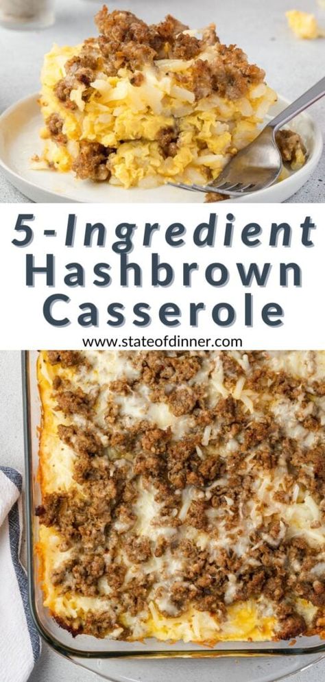 5-Ingredient Sausage Hash Brown Casserole Sausage And Hash Brown Casserole, Sausage And Hashbrown Recipes, Hash Brown And Sausage Casserole, Hash Brown Patty Recipes, Hash Brown Patty Casserole, Hash Brown Sausage Casserole, Sausage And Hashbrown Casserole, Sausage Hashbrown Casserole, Sausage Hash Brown Casserole