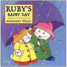 . Max And Ruby, Dinosaur Train, Preschool Programs, Raining Outside, Spring Preschool, Teaching Colors, Under My Umbrella, Color Book, Play Baseball