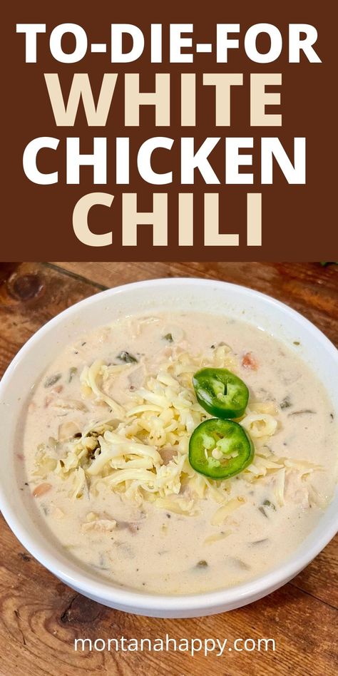 White Chicken Chili Beans, Homemade White Chicken Chili Seasoning Mix Recipe, Easy White Chili Recipe Crockpot, White Chicken Chili With Alfredo Sauce, Cozy Cook White Chicken Chili, White Chicken Chili With Beer, White Chicken Chili One Pot, White Chicken Chili With Cilantro, Paula Deans White Chicken Chili