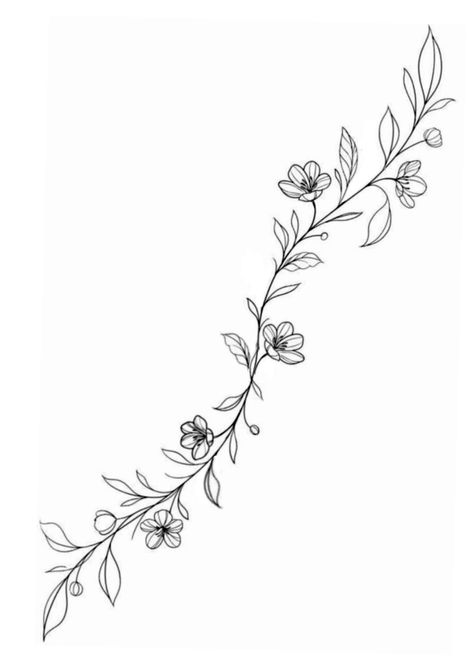 Long Floral Tattoo, Vine Bracelet Tattoo, Long Flower Tattoo, Arm Cuff Tattoo, Arm Wrap Tattoo, Flower Vine Tattoos, Tattoos Floral, Word Tattoo Ideas, Vine Drawing