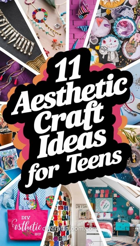 Get creative with these fun and aesthetic craft ideas for teens. From DIY room decor to personalized accessories, these easy projects are perfect for expressing your style. Grab your supplies and start crafting today. #AestheticCrafts #TeenCraftIdeas #DIYProjects Craft Ideas For Teens, Aesthetic Craft Ideas, Aesthetic Craft, Discover Aesthetic, Boho Minimalist, Creative Craft, Diy For Teens, Holiday Projects, Diy Room