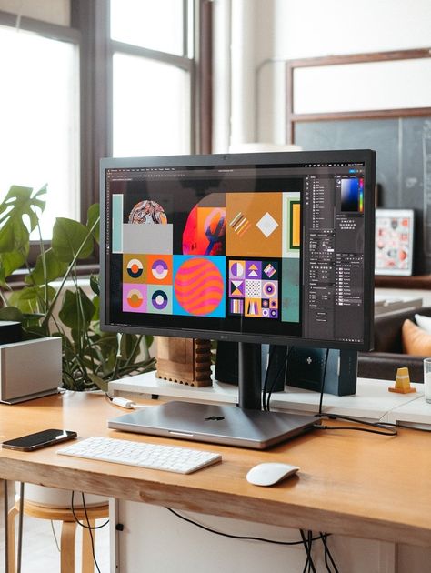 Home Office Set Up, Design Studio Workspace, Student Room, Desktop Setup, Desk Inspiration, Workspace Inspiration, Studio Setup, Office Setup, Home Office Setup