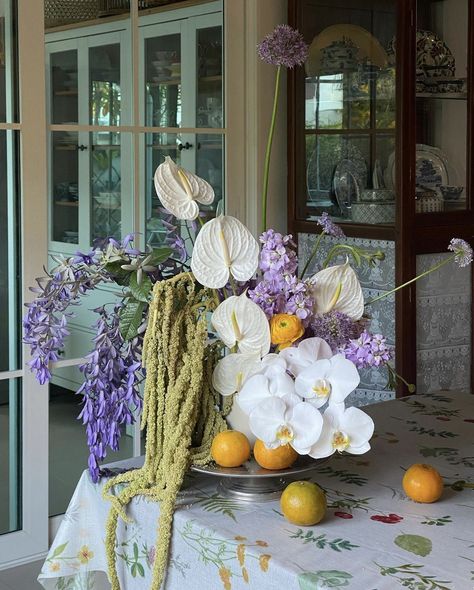 Land Design, Orchid Centerpieces, Flower Installation, Wildflower Wedding, Wedding Mood Board, Wedding Flower Arrangements, Wedding Mood, Childhood Friends, Flower Centerpieces