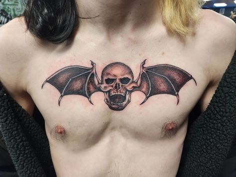 Avenge Sevenfold Tattoo, Avenged Sevenfold Tattoo, Avenge Sevenfold, Tattoo Planning, Avenged Sevenfold, Black Ink Tattoos, Skull Tattoos, Dope Tattoos, Birds Tattoo