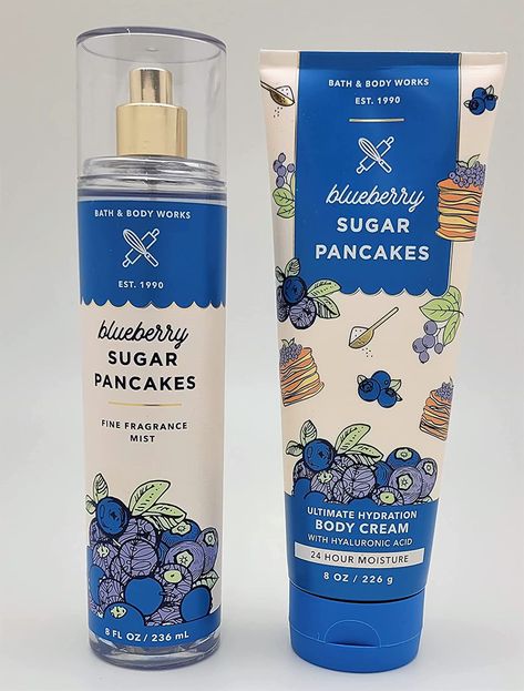 Blueberry Perfume, Hair And Skin Vitamins, Bath N Body Works, Spray Lotion, Bath And Body Works Perfume, Shower Skin Care, Body Smells, Bath And Body Care, Body Skin Care Routine