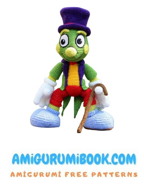 Cicada Amigurumi Free Pattern – Amigurumibook.com Pattern Free Amigurumi, Crochet Bird Patterns, Free Amigurumi Crochet Patterns, Crochet Disney, Crochet Birds, Crochet Abbreviations, Crochet Animals Free Patterns, How To Start Knitting, Crochet Toy