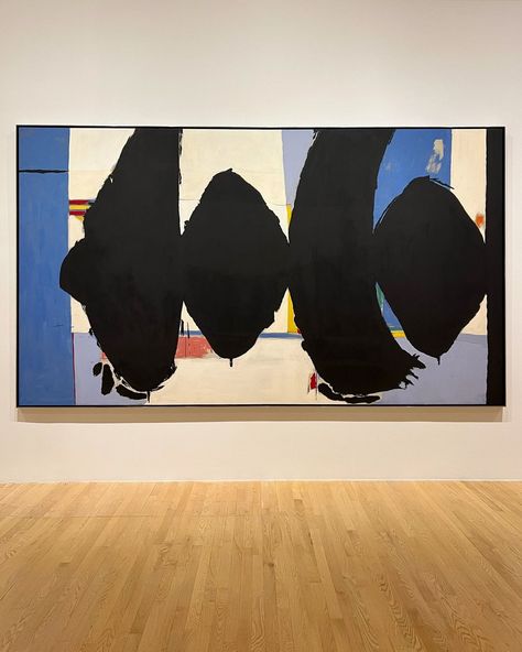 Robert Motherwell Elegy to the Spanish Republic 108 (The Barcelona Elegy), 1966 oil and acrylic on canvas At the Dallas Museum of… | Instagram Robert Motherwell Painting, Dallas Museum Of Art, Robert Motherwell, Inspirational Artwork, Contemporary Abstract Art, 2d Art, Objects Design, Figurative Art, Art Museum