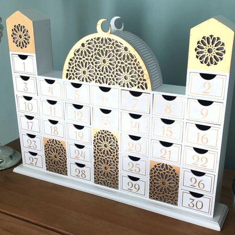 Ramadan Tracker, Ramadan Advent Calendar, Planner Ramadan, Calendar Ramadan, Avent Calendar, Led Lights White, Ramadan Planner, Ramadan Calendar, Ramadan Decor