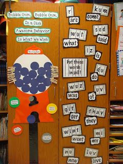 First Grade Sweeties: Classroom Tour Jail Ideas, Candy Theme Classroom, Bubble Gum Machine, Behavior Charts, Classroom Tour, 4 Grade, Misspelled Words, Behavior Chart, Behaviour Management