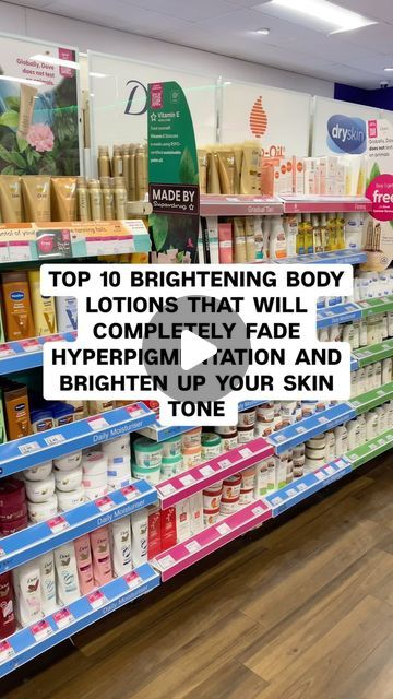 Rosemond Tettey on Instagram: "Top 10 brightening body lotions that will completely fade hyperpigmentation and brighten up your skin tone!! #skincare #skincare #foryou #instagramreels #clearskin #skincaretips #bodylotion #skincareroutine #bodycare #beautytips #skin #acnescars" Lotion For Hyperpigmentation, Body Hyperpigmentation, Skincare For Hyperpigmentation, Tone Skincare, Fade Hyperpigmentation, Benefits Of Dry Brushing, Dry Brushing Skin, Dermatological Skin Care, Brightening Skin