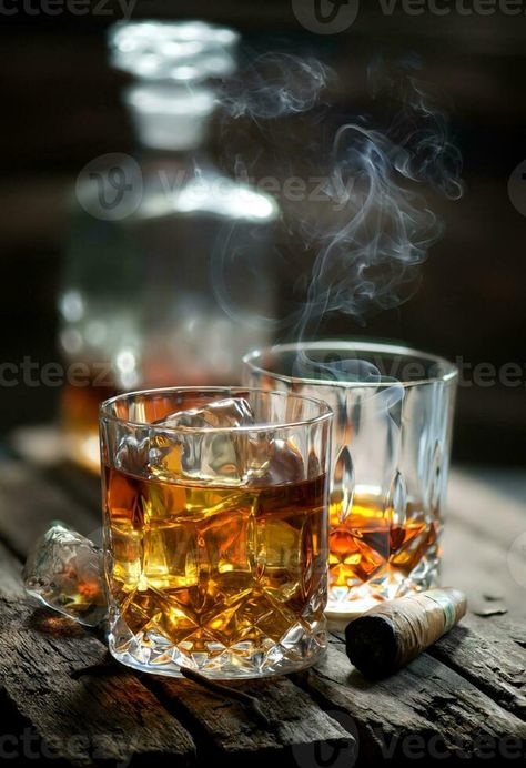 Two glasses of whiskey Nikon D800, Red Wallpaper, Colour Images, Photo Illustration, Luxury Lifestyle, Kenya, Royalty Free Images, Nikon, Whiskey