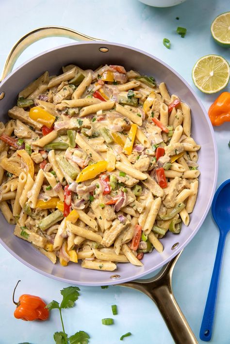 Jamaican Pasta, Rasta Pasta Recipe, Vegan Jamaican, Rasta Pasta, Fun Dinner, Vegan Foodie, Best Vegan Recipes, Fun Dinners, Healthy Protein