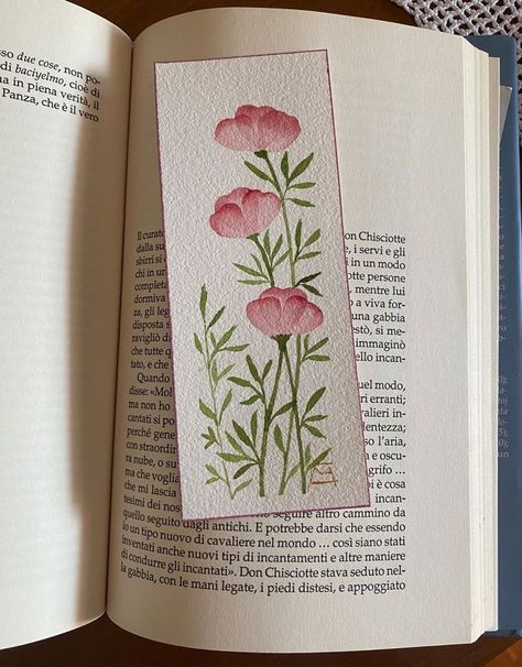 3x9 Canvas Painting Ideas, Bookmarks Watercolor Flowers, Bookmark With Flowers, Bookmark Ideas Flowers, Watercolor Flower Bookmark, Watercolor Bookmarkers, Watercolor Paintings Bookmarks, Bookmakers Ideas, Watercolor Bookmarks Ideas Aesthetic