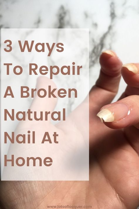 Nail Repair Split, Broken Nail Repair, How To Fix A Broken Nail, Split Nail Repair, Nail At Home, Fix Broken Nail, Vintage Nail Art, Split Nails, Diy Tape