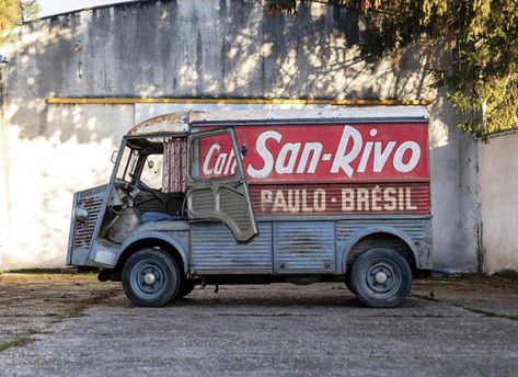 £46k 1950 Citroen HY Citroen Van, Citroen Type H, Citroen H Van, Kei Car, Bus Camper, Manx, Mini Trucks, Vintage Vans, Paint Schemes