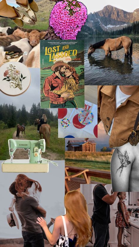 Lost and Lassoed by Lyla Sage Collage Lyla Sage, Sage Books, Romance Books Worth Reading, Cowboy Romance, Romantic Books, Book Aesthetic, Romance Books, Book Worth Reading, Art Drawings