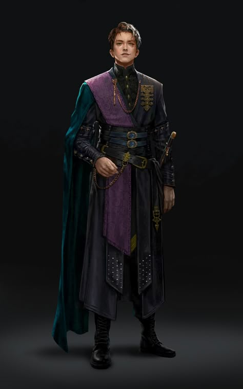 ArtStation - lord Purple Mage Aesthetic, Dnd Masquerade, Bard Outfit, Mage Clothes, Mage Clothing, Asoiaf Fashion, Bard Character, Character Costume Design, Dune Characters