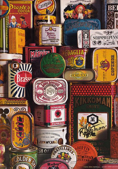 Vintage tins Lata Vintage, Collection Ideas, Vintage Packaging, Deco Retro, Tin Containers, Vintage Inspiration, Vintage Tins, Tin Boxes, Tin Can