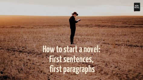 Story Openings, Writing Hacks, Opening Lines, Novel Ideas, Literary Devices, Paragraph Writing, Story Structure, Descriptive Writing, Page One