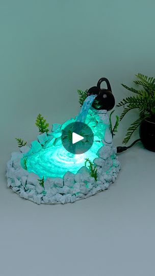 1.2M views · 24K reactions | Glue gun Waterfall making || DIY Waterfall
#RoomDecor #pottery #handcraft #waterfall #crafts #amazing | Kuti Bari Crafts | Kuti Bari Crafts · Original audio Diy Waterfall Decoration, Fairy Projects, Waterfall Decoration, Lighthouse Crafts, Diy Waterfall, Christmas Orniments, Diwali Decorations At Home, Miniature Things, Fairy Crafts