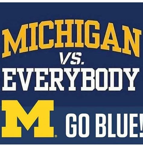 Go Blue Michigan Wolverines, Go Blue Michigan, Michigan Go Blue, Maize And Blue, University Of Michigan Wolverines, Michigan Wolverines Football, Michigan Sports, Wolverines Football, Michigan Football