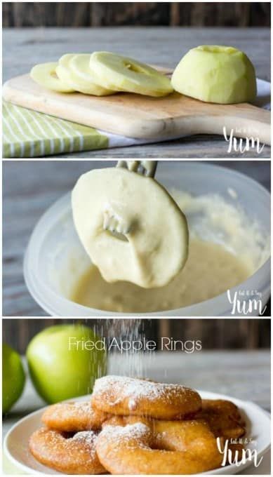 Granny Smith Apples Recipes, Fried Apple Rings, Apple Recipes Easy Healthy, Gluten Free Apple Recipes, Dessert Crepes, Fried Apple, Apple Recipes Healthy, Baked Apple Recipes, Apple Slice